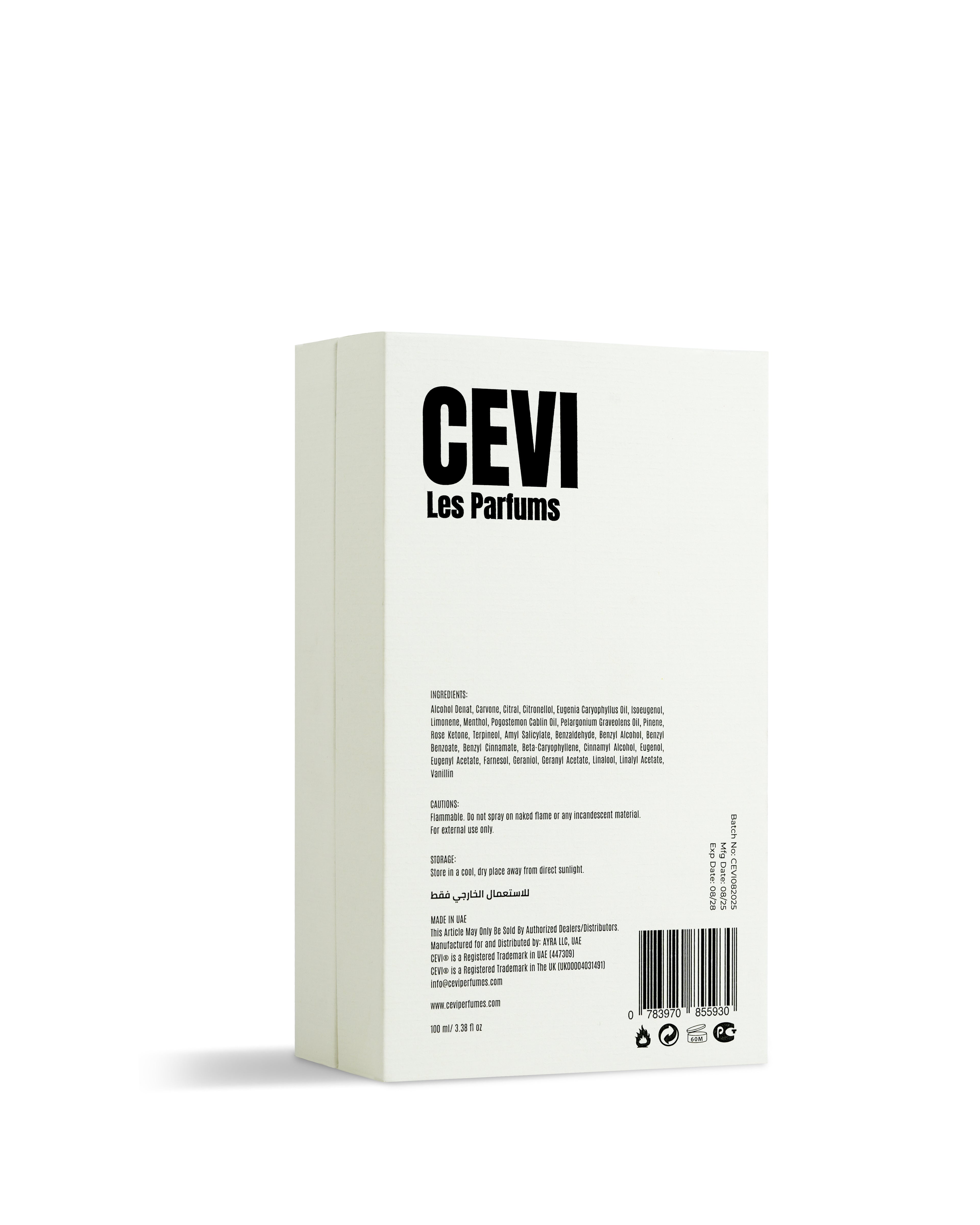 CEVI CRUCIBLE Extrait de Parfum