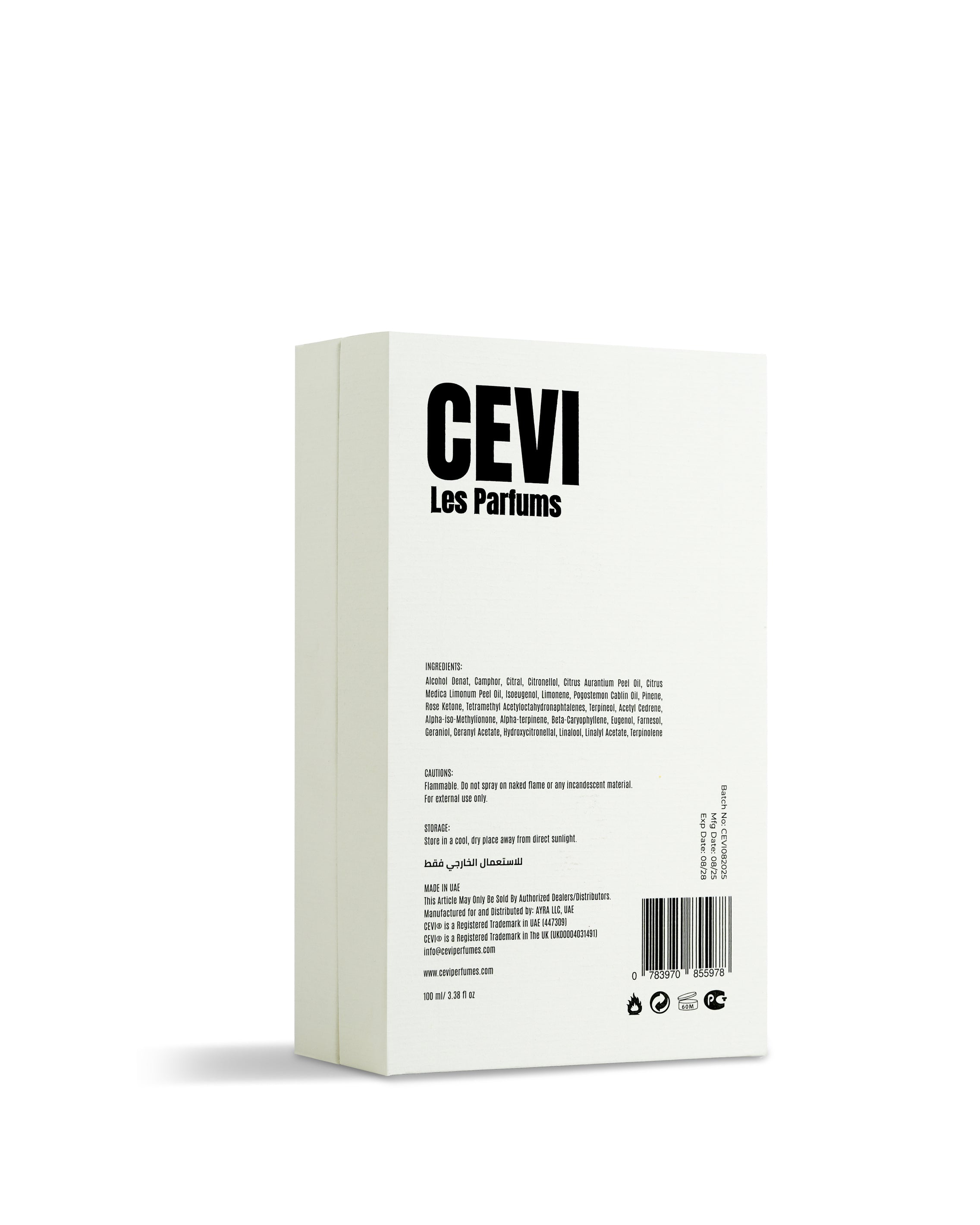 CEVI SOVRIN Extrait de Parfum