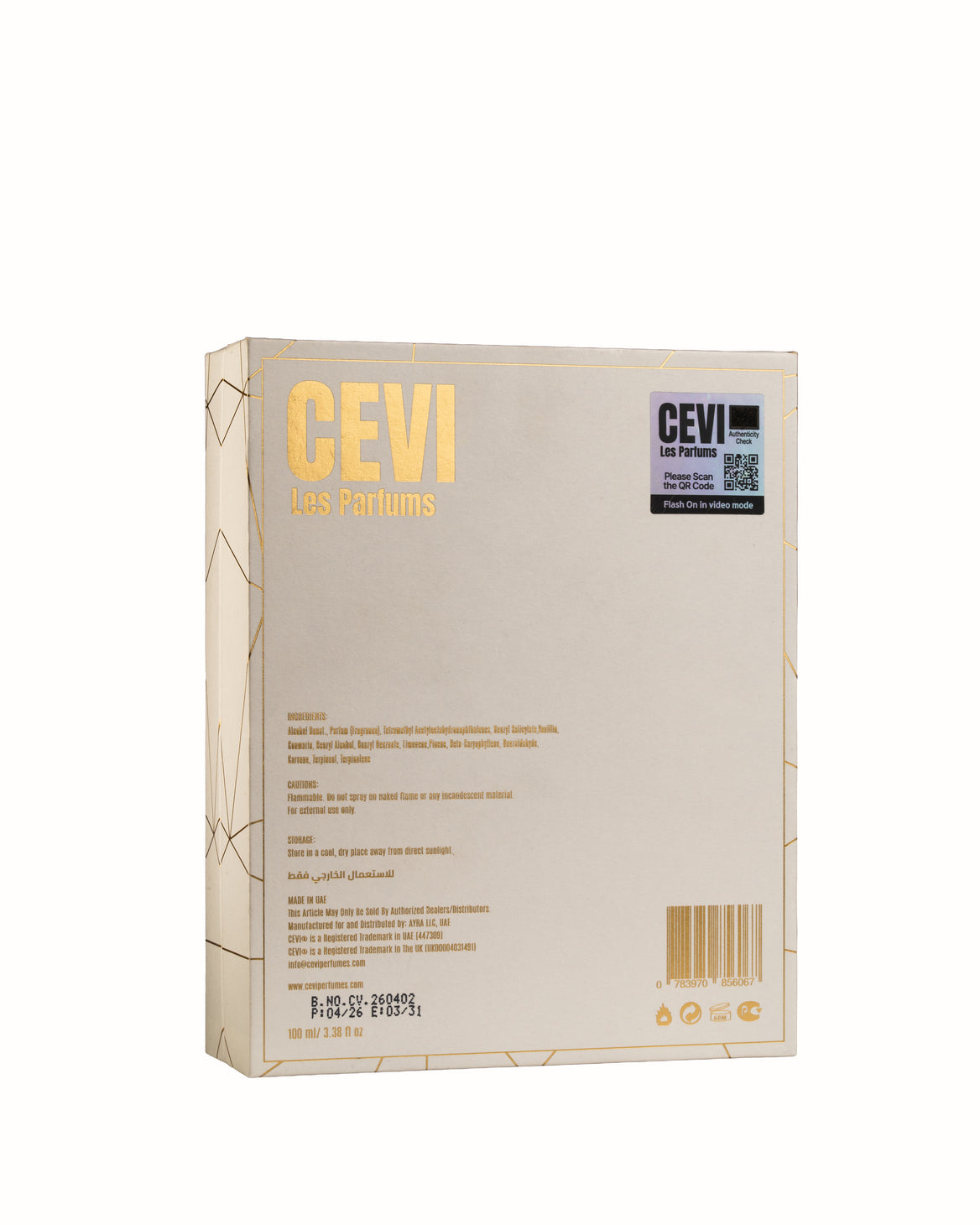 CEVI VANILLA AFFAIR EXTRAIT